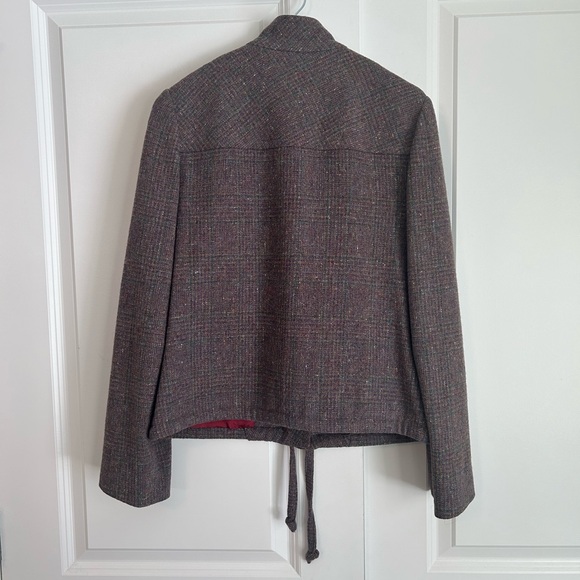 Vintage Henry White Dublin wool tweed blazer purple multicolor - Picture 3 of 9